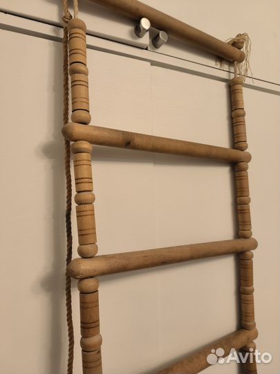 Детская веревочная лестница деревянная бу