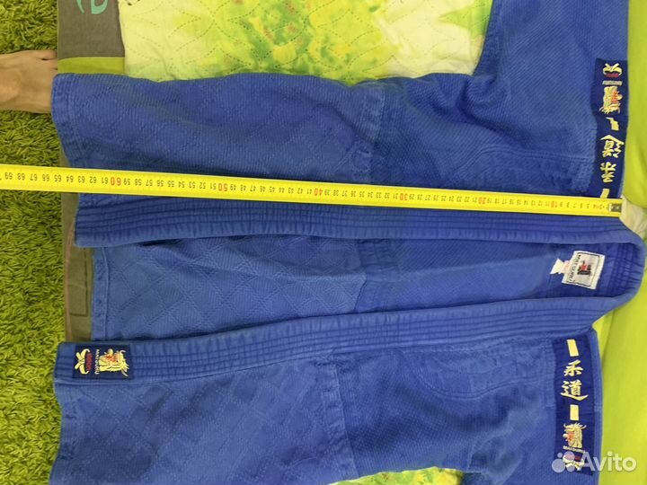 Кимоно для дзюдо синее без штанов