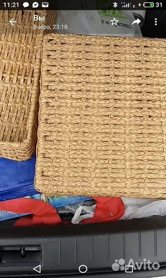 Корзина плетеная