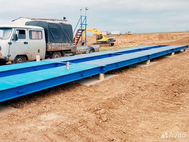 Весы грузовые автомобильные. Дотавка и Установка