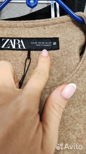 Жакет zara xs s оригинал