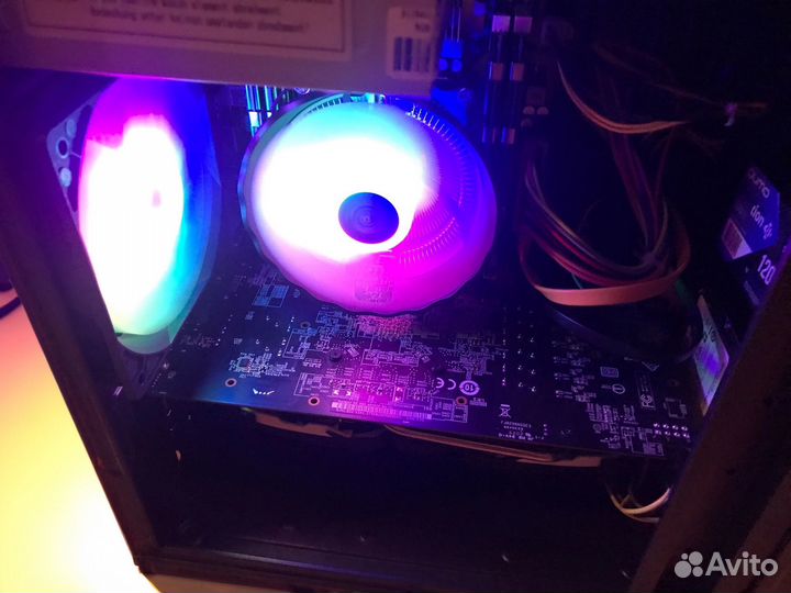 Игровой пк Intel 6/12 ядер/16 gb озу/Rx580 8gb