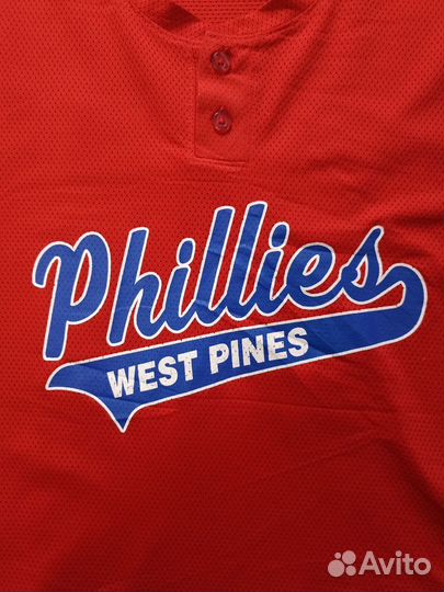 Футболка джерси Phillies x Russell Athletic