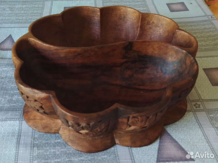 Менажница деревянная, поднос из дерева