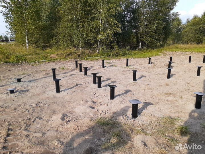 Свайный фундамент / Винтовые сваи под ключ