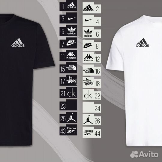 Adidas originals и другие футболки, мелкий опт дос