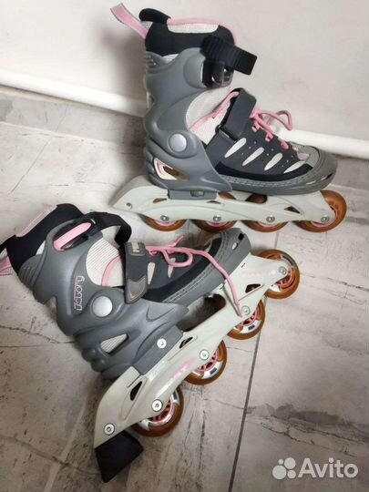 Роликовые коньки женские раздвижные 39-42