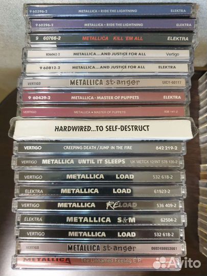 Metallica. Nirvana. Коллекция фирменные CD Japan