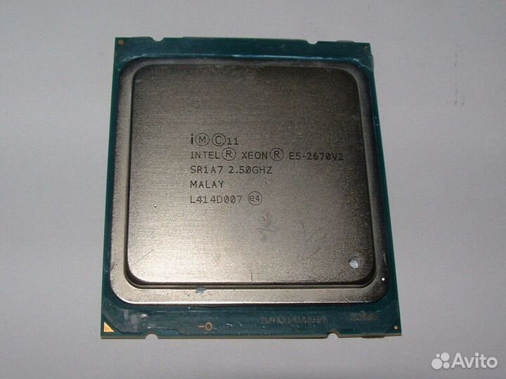 Intel Xeon E5 2670 V2 10 ядер, 3.3GHz, 20 потоков