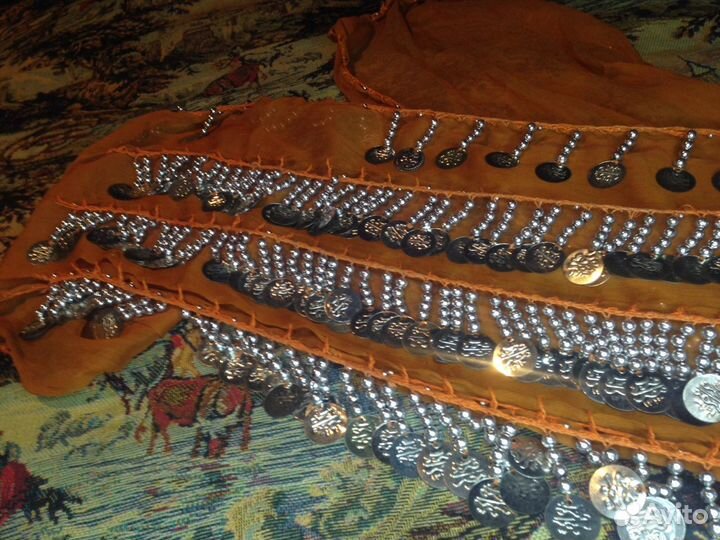 Монисто,Платок с монетками для восточных танцев