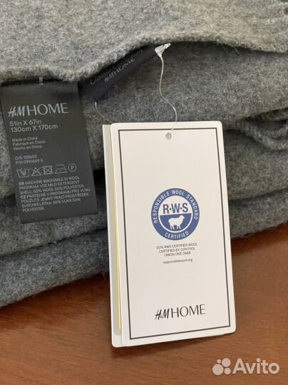 Плед H&M home новый