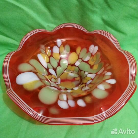 Ваза цветное стекло, Графин 