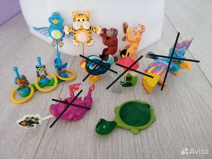 Игрушки из киндера 90х