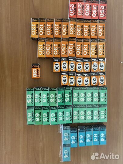 Фотопленка СССР Свема/Тасма 64/65/130/250