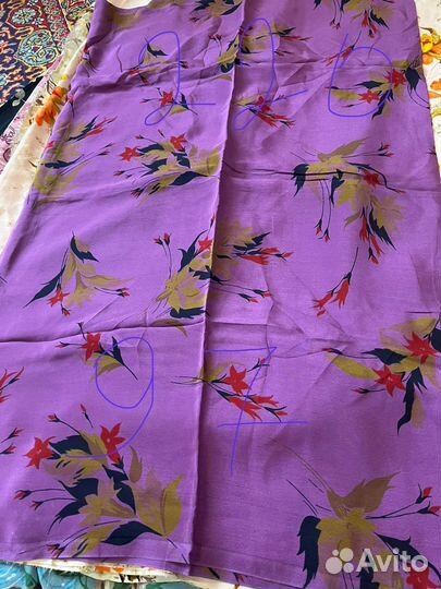 Отрез ткани крепдешин жоржет шифон СССР