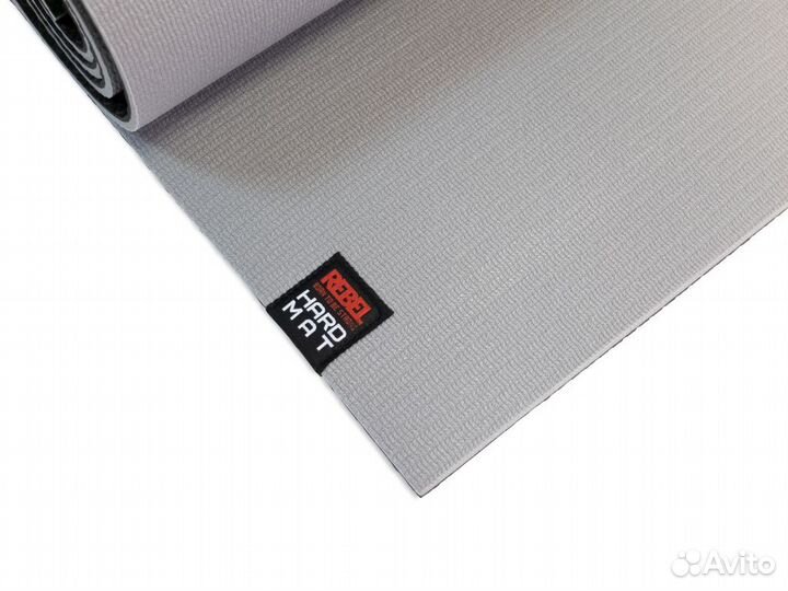 Мат для йоги и аэробики двухсл. 6 мм rebel hardmat