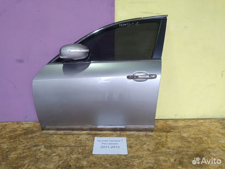 Дверь Хендай Генезис-1, рестайлинг, седан, 2012г