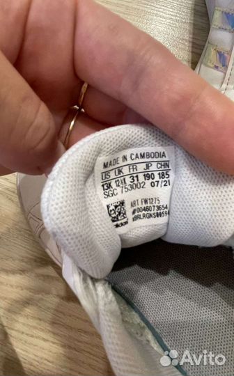 Кеды adidas для девочки