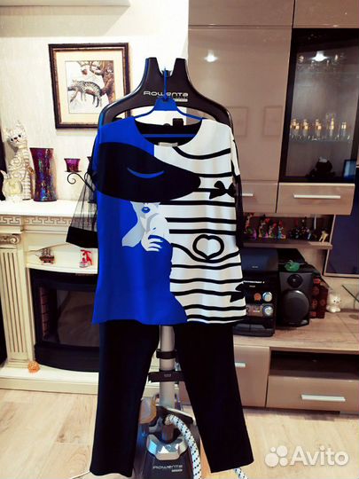 Костюм новый с брюками р 50, р.52