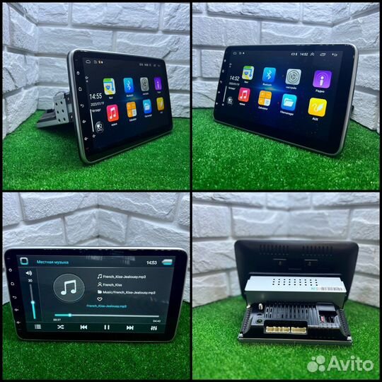 Магнитола 1DIN с экраном holi auto