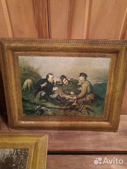 Художественное паспарту с репродукцией