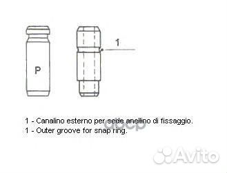 Втулка клапана 01-2692 Metelli