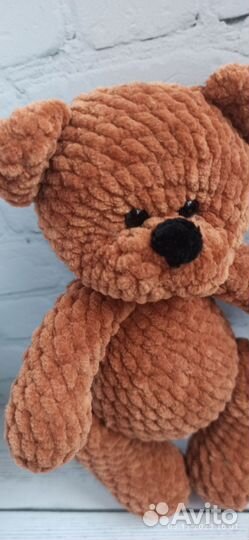 Мишка Карамельный крючком вязанный