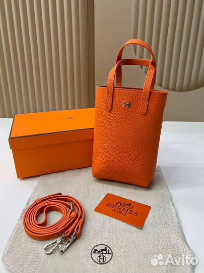 Сумка женская натуральная кожа hermes