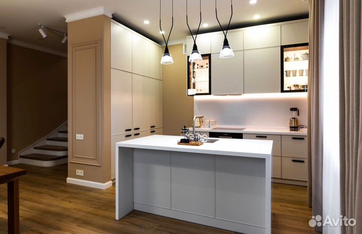 Кухонный гарнитур на заказ с островом