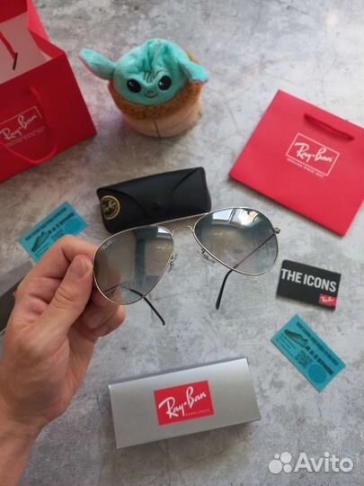 Ray-Ban Aviator 3026 Silver + доставка