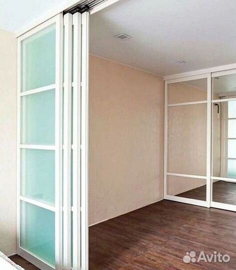 Межкомнатные перегородки, раздвижные двери купе