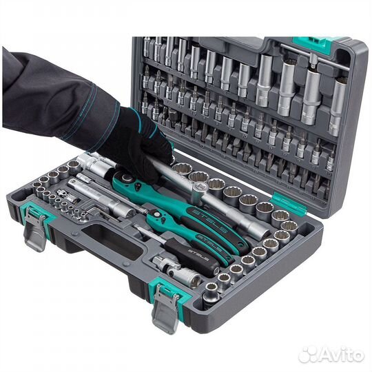 Набор инструментов 94 предмета, 12 гранные головки