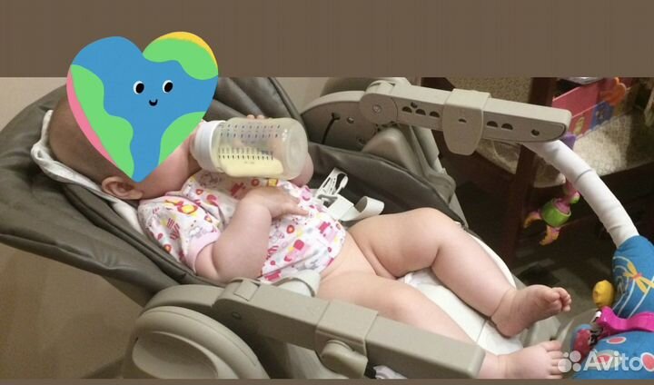 Стульчик для кормления Chicco Polly magic