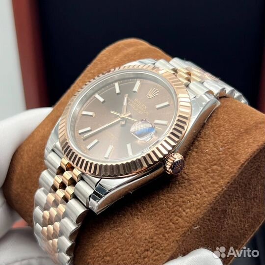 Часы Rolex DateJust II 41 mm шоколадные