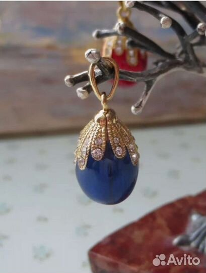 Подвеска 5шт. Стиль Фаберже Яйцо Эмаль Пасхальное