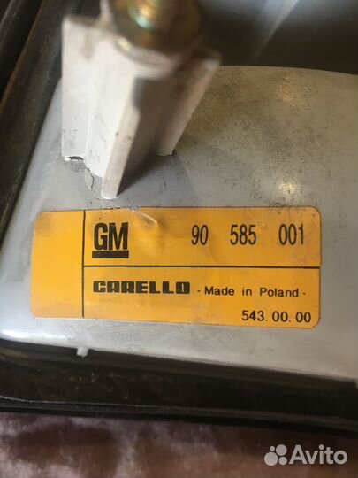 Опель Вектоа Б универсал фонарь левый задний