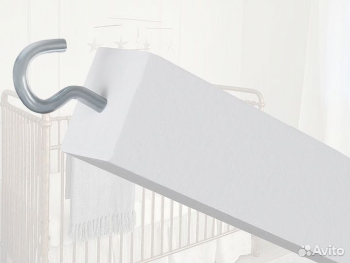 Кронштейн для детского мобиля деревянный