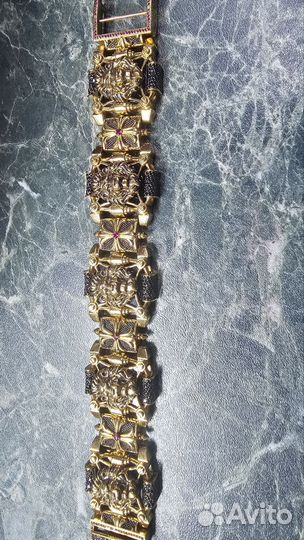 Мужской золотой браслет 585