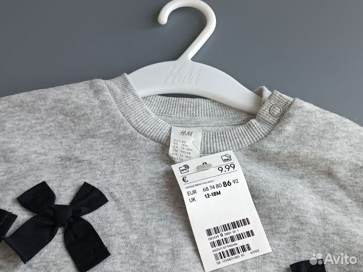H&M свитшот для девочки
