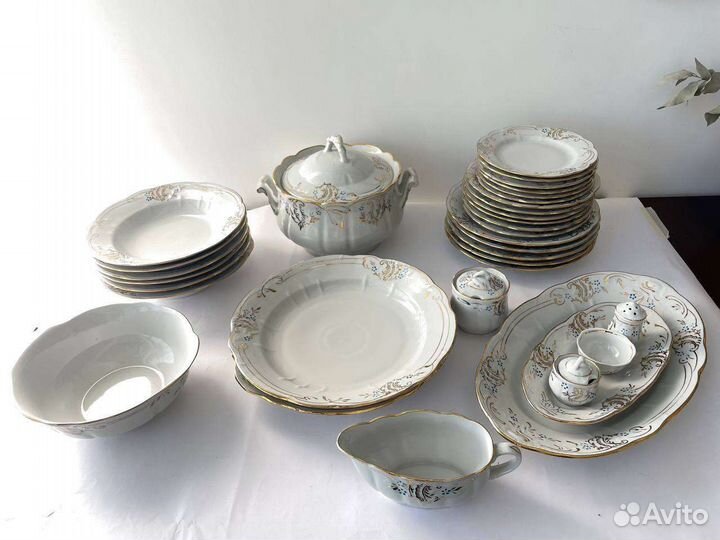 Сервиз столовый Незабудки Барановка Полный набор