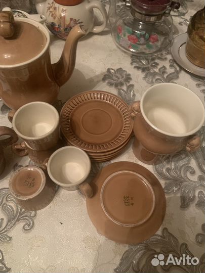 Кофейный сервиз СССР конокова (зик)
