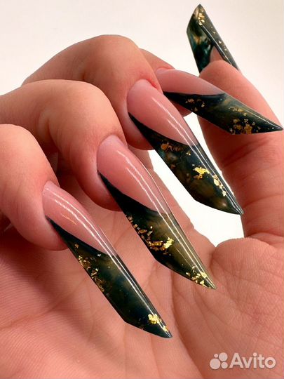 Арочное моделирование и маникюр на просвещения