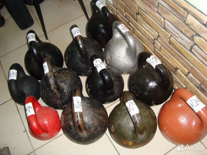 Спортинвентарь (гири, гантели) разное