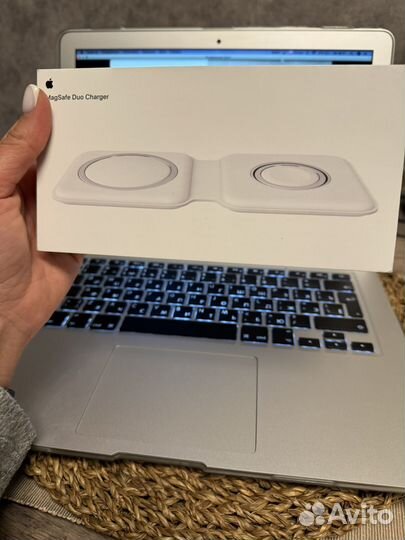 Двойное зарядное устройство Apple MagSafe, белый