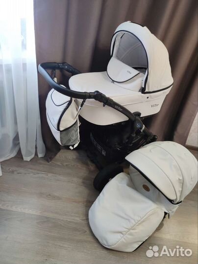 Коляска Maema Vitor 2 в 1 эко кожа