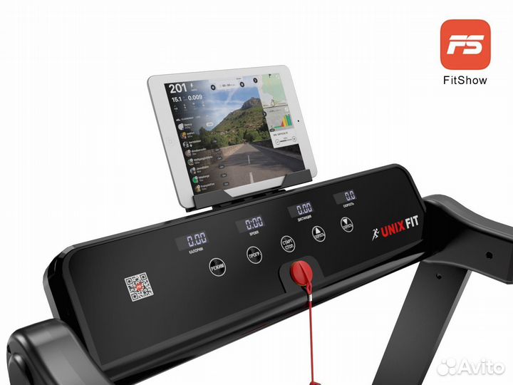 Беговая дорожка unixfit Hi-tech F1 Dark Storm