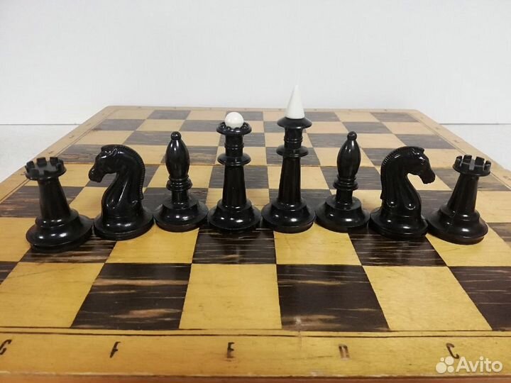 Шахматы СССР Фигуры из карболита 70-е г.г