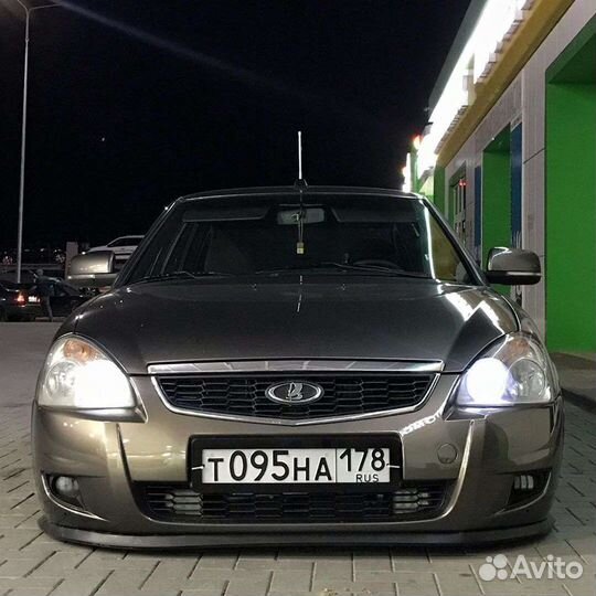 Универсальная губа на бампер,сплиттер,форд,приора