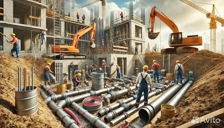 Водопровод. Канализация. Строймонтаж. Проекты