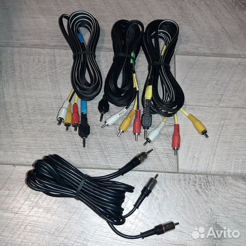 Аудио кабель Jack, RCA. Видео S-video, scart, RCA